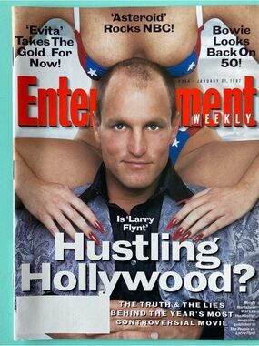 Entertainment Weekly Magazine Woody Harrelson Larry Flynt  JANUARY 31 1997 Label